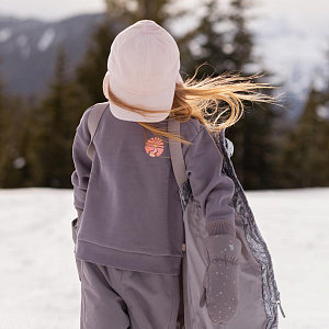 Бейсболка вельветовая с ушками Wheat "Hoffa Rose Powder", розовая акварель